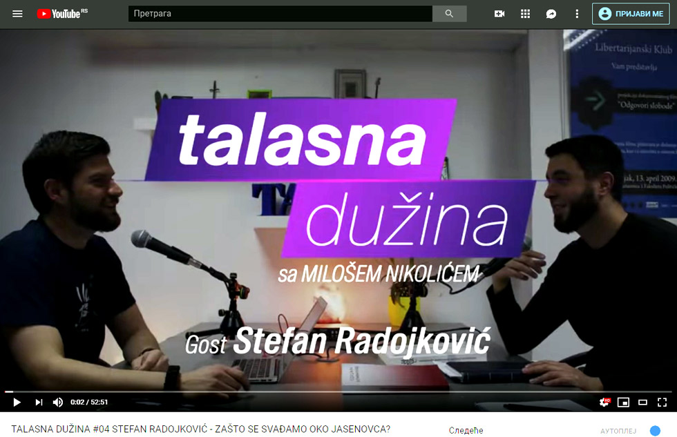 talasna duzina youtube